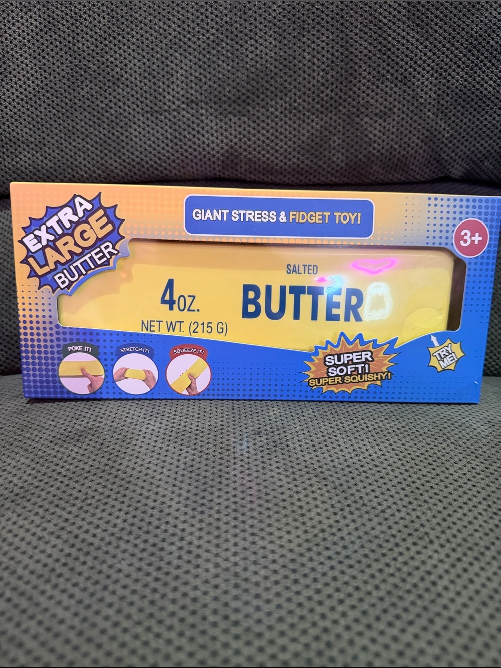 EXTRA Large Salted Butter scented Stress & Fidget Toy